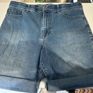 Gloria Vanderbilt Denim Bermuda Jean Shorts